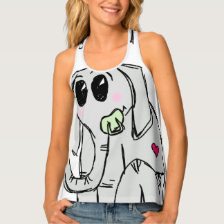 baby elephant tank top