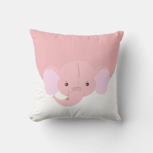 Baby Elephant Throw Pillow