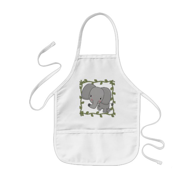 Baby Elephant Tshirts and Gifts Kids' Apron (Front)
