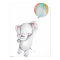 Baby Elephant with Balloon Customizable Poster