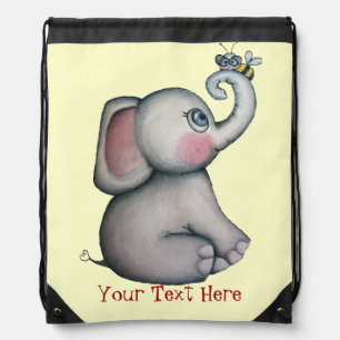 Baby Elephant with Bee Best Friend Backpack