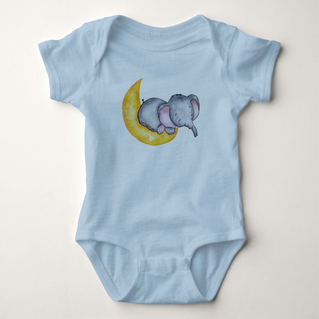 Baby Elephants in the Sky Bodysuit (Front)