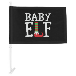 Baby Elf Car Flag