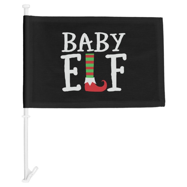 Baby Elf Car Flag (Front)