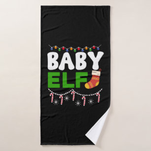 Baby Elf Christmas Holiday Design-84608 Bath Towel
