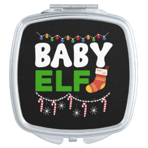 Baby Elf Christmas Holiday Design-84608 Compact Mirror