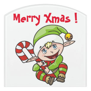 BABY ELF DOOR SIGN