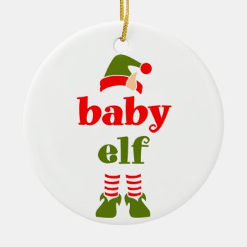 Baby Elf Ornament by MushiStore at Zazzle