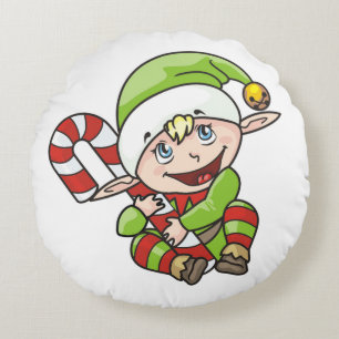 BABY ELF ROUND PILLOW