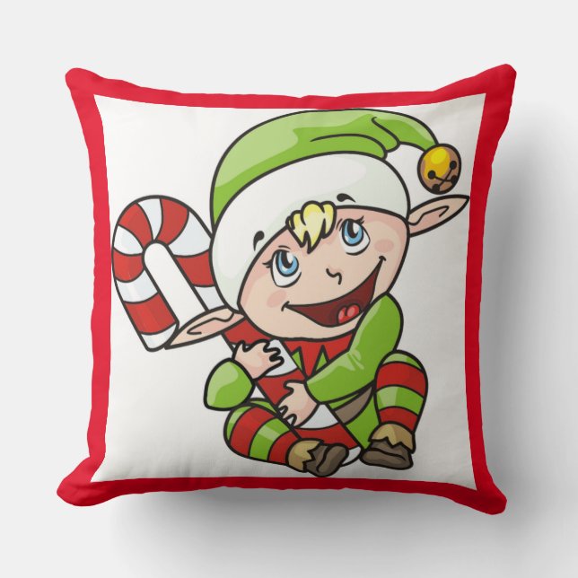 BABY ELF THROW PILLOW (Front)