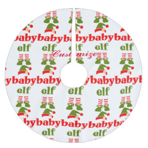Baby Elf Thunder_Cove  Brushed Polyester Tree Skirt
