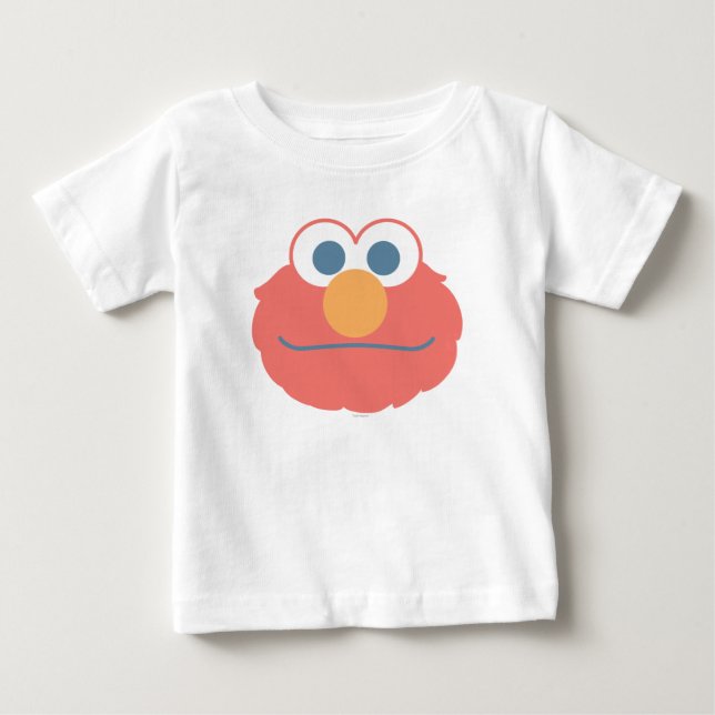 Baby Elmo Face Baby T-Shirt (Front)