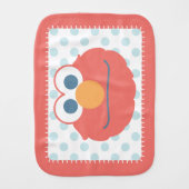 Baby Elmo Face Burp Cloth | Zazzle