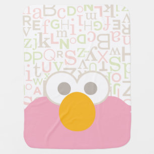 Baby Elmo Face Swaddle Blanket