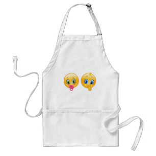 baby emojis adult apron