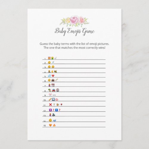 Baby Emojis Girl Teddy Bear Card