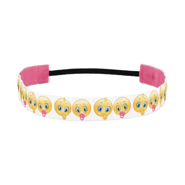 baby emojis headband (Front)