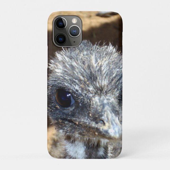 Baby Emu Face, Case-Mate iPhone Case (Back)