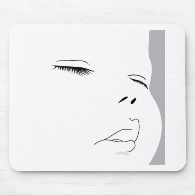 Baby Face 1 Mouse Pad (Front)
