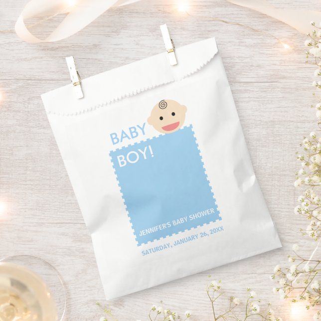 Baby Face Favor Bag (Clipped)