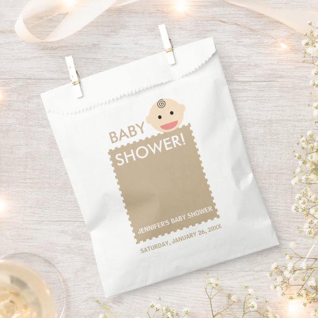 Baby Face Favor Bag (Clipped)