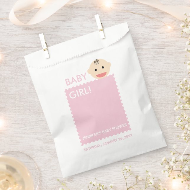 Baby Face Favor Bag (Clipped)