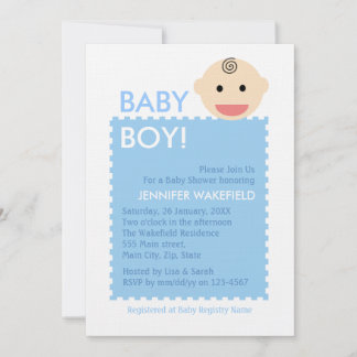 Baby Face Invitation