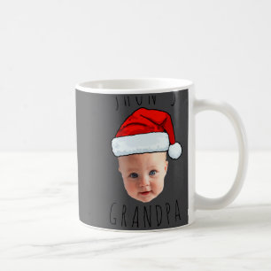 Baby Face Santa Hat Christmas Photo _1  Coffee Mug