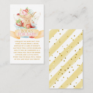 Baby Fairy and Strawberry Books for Baby Card