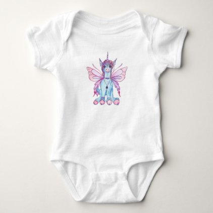 Baby Fairy Unicorn Baby Bodysuit