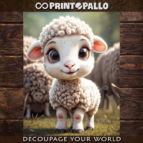 Baby Farm Animals: the lamb Tissue Paper