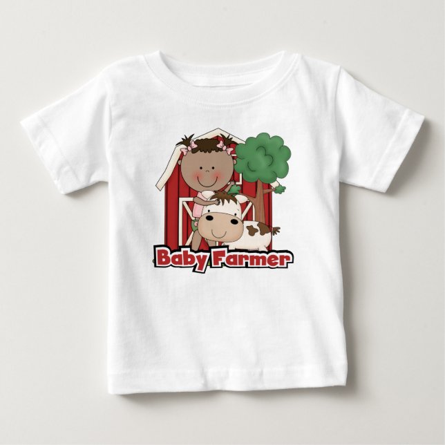 Baby Farmer With Cow Tshirts and Gifts (Front)