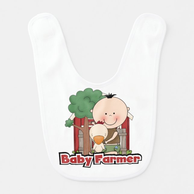 Baby Farmer With Duck Baby Bib (Front)