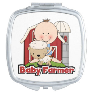 Baby Farmer With Sheep Mirror For Makeup