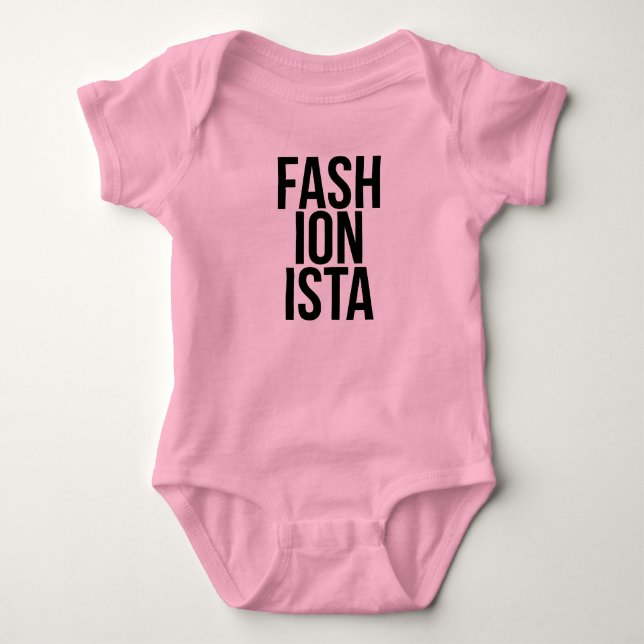 Baby Fashionista Bodysuit (Front)