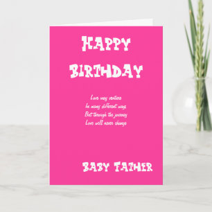 Baby father birthday cards