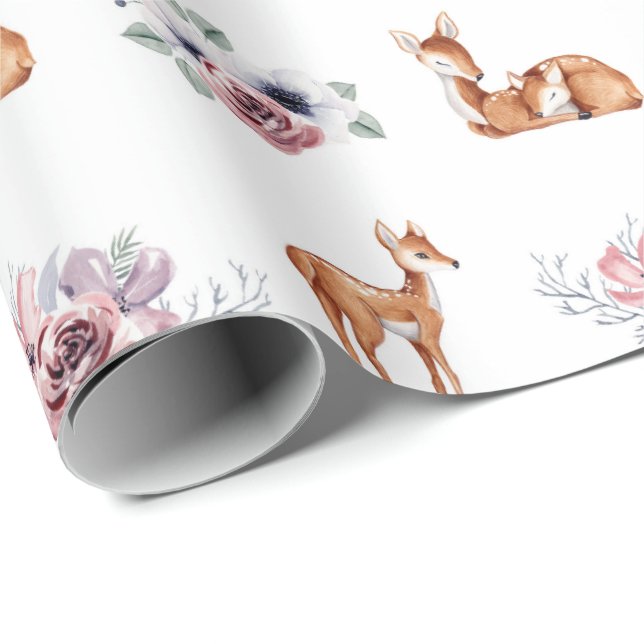 Baby Fawn Wrapping Paper (Roll Corner)