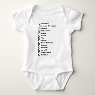 Baby Feeding Schedule Bodysuit