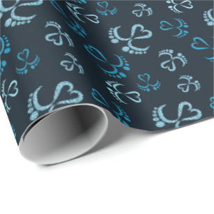 Baby Foot Wrapping Paper