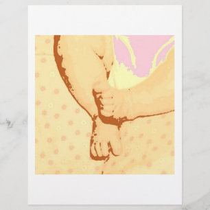 Baby Feet Baby Shower Flyer