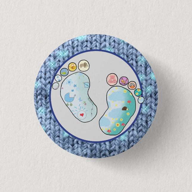 baby feet button (Front)