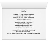 Baby Feet Dreams Cards (Inside Horizontal (Bottom))