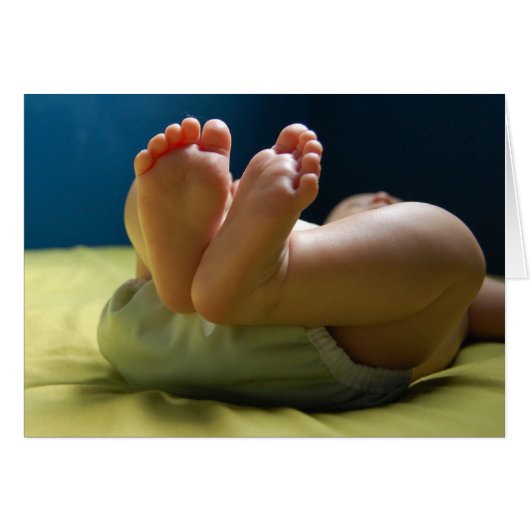 Baby Feet Dreams Cards (Front Horizontal)