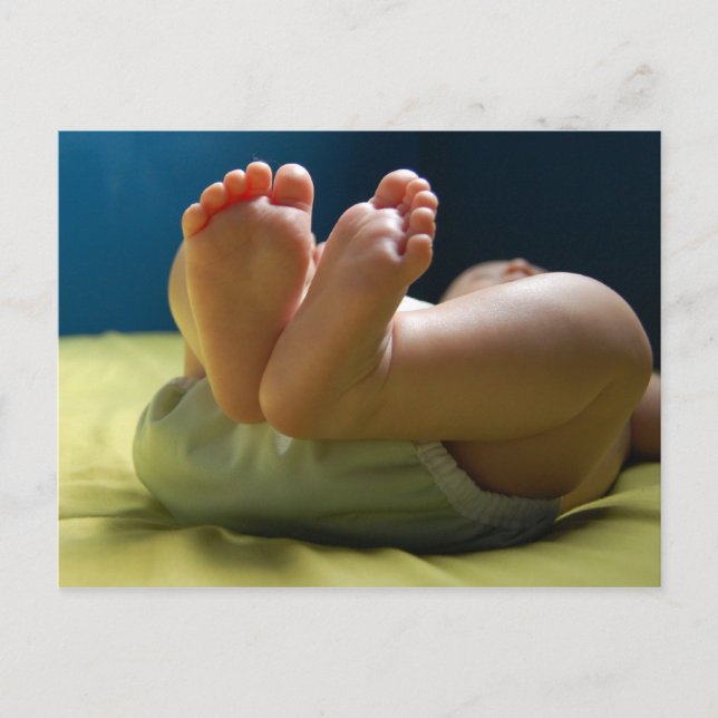 Baby Feet Dreams Postcard (Front)