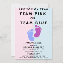 Baby Feet Gender Reveal Party