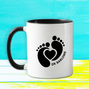 Baby Feet Heart Mug