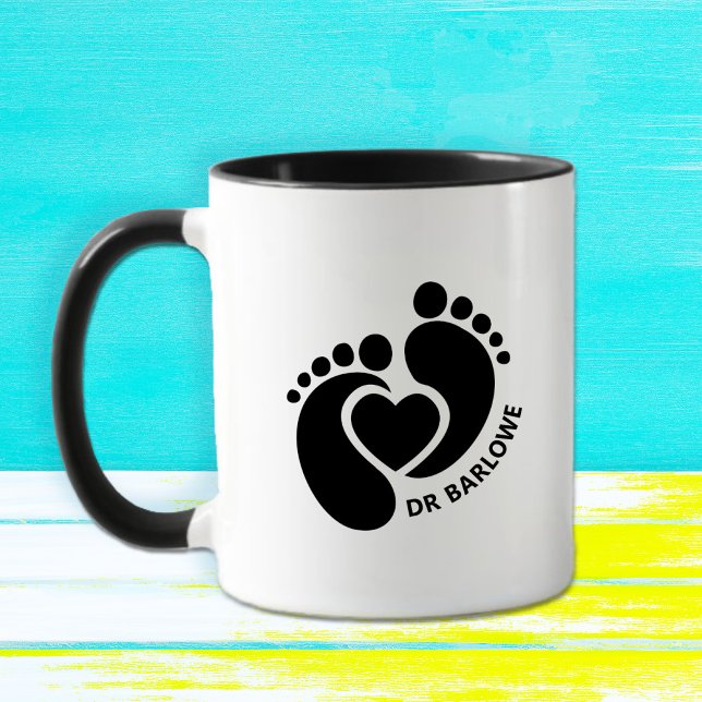 Baby Feet Heart Mug (Creator Uploaded)