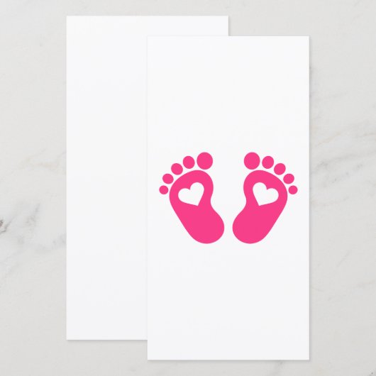 Baby feet hearts (Front/Back)