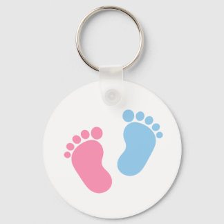 Baby feet keychain