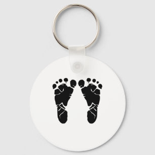 Baby Feet Keychain